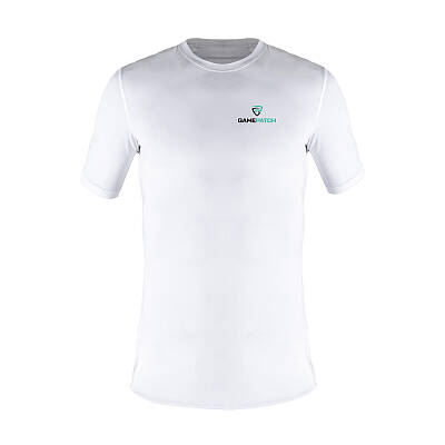 Gamepatch compression shirt (short sleeve) White