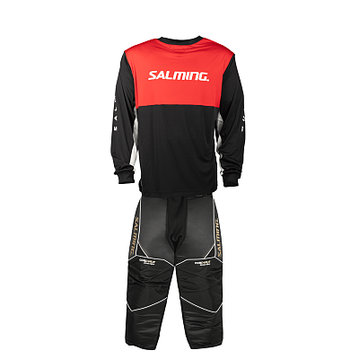 Salming Goalkeeper set React black/red