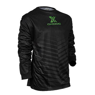 Oxdog X2 Light Goalie Shirt SR Black-Green No Padding