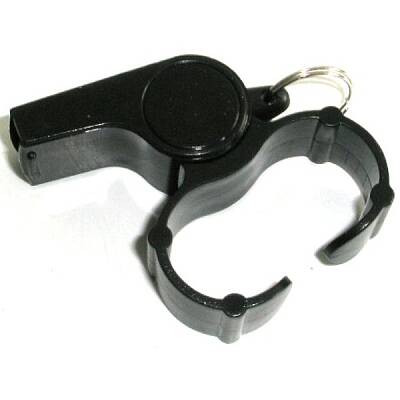 Plastic finger whistle