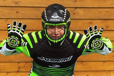 Jadberg Defender 3 JR fluo green Goalkeeper jersey