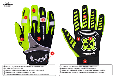 Jadberg goalkeeper gloves Bunker Gloves 2