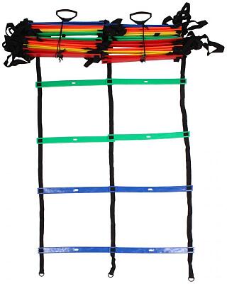 MultiColour Dual agility ladder, double 9 m