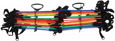 MultiColour Dual agility ladder, double 9 m