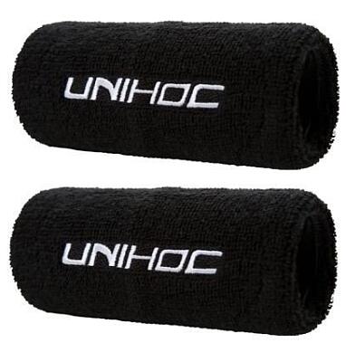 Unihoc pair of sweatbands black