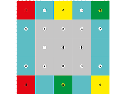 MyFloorball Skills Zone 360 floorball surface