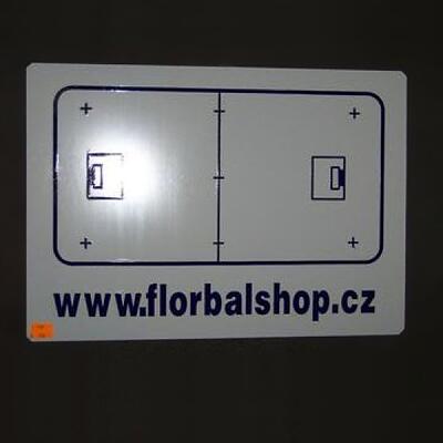 Coaching board Florbalshop.cz A3 double-sided