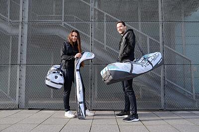 Tempish VOLUM SR bag for 3 floorball sticks with pocket