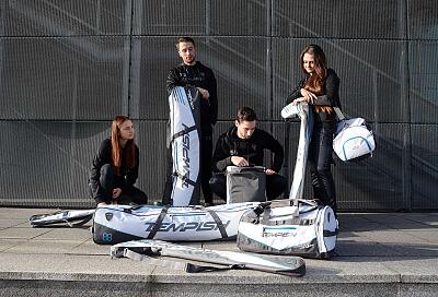 Tempish VOLUM kids bag for 1-2 floorball sticks with pocket