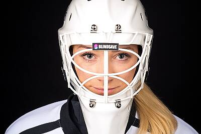 BlindSave Original White goalkeeper mask