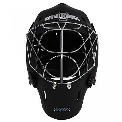 ZONE PRO Cat Eye Cage Black/Silver Goalie Mask