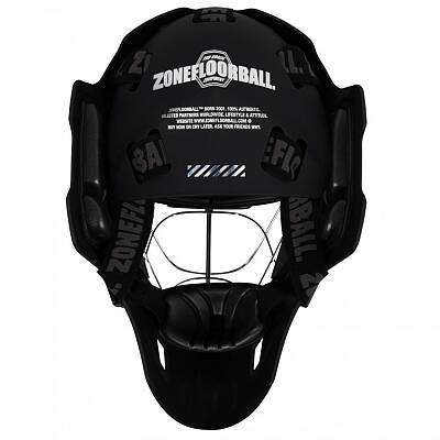 ZONE PRO Cat Eye Cage Black/Silver Goalie Mask