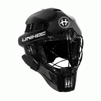 Unihoc Inferno 66 Black Goalie Mask