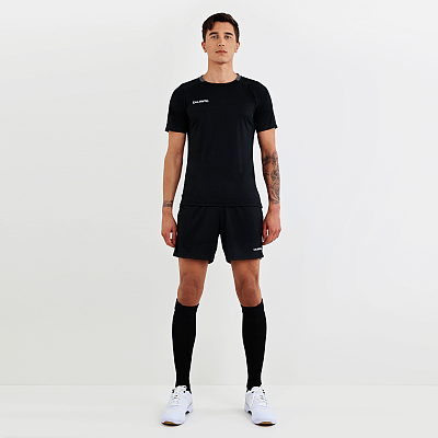 Salming t-shirt Core 22 Match Tee JR Black/Asphalt