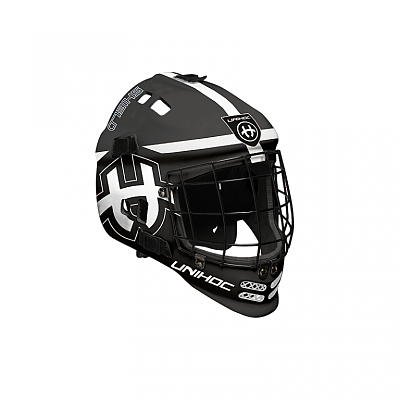 Unihoc Goalkeeper SET Shield JR black + mask shield black/white