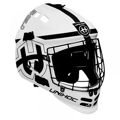 Unihoc Goalkeeper SET Shield JR black + mask shield white/black