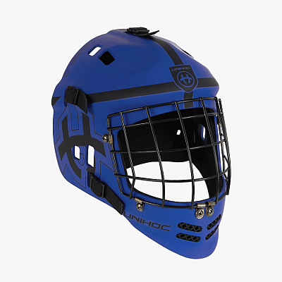 Unihoc Goalkeeper SET Shield JR black + mask shield blue