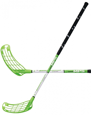 Floorball set MPS Boomerang Green (12 sticks)