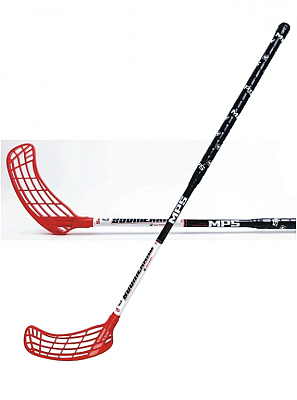 Floorball set MPS Boomerang Red/Black (12 sticks)