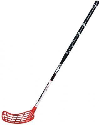 Floorball set MPS Boomerang Red/Black (12 sticks)