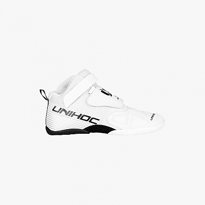 Unihoc UX Goalie white/black goalkeeper shoes