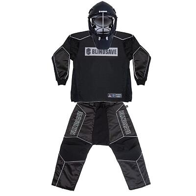 Blindsave Goalkeeper set Legacy black + mask Shark black