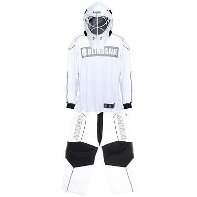 Blindsave Goalkeeper set Legacy white + mask Shark white