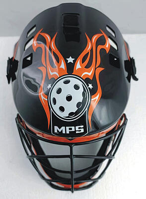 MPS goal. mask Pro Flame - Black/Orange