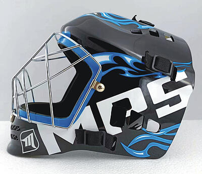 MPS goal. mask Pro Flame - Black/Blue/Chrome