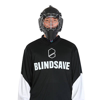 BlindSave Original Matt Black Goalie Mask