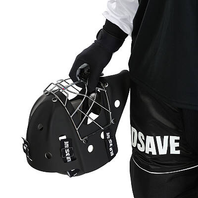 BlindSave Original Matt Black Goalie Mask