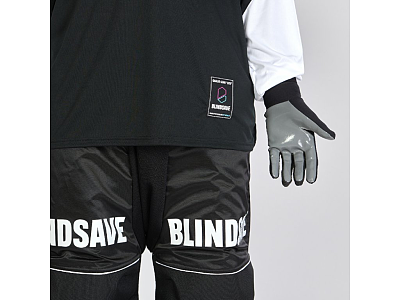 Blindsave Lite goalkeeper gloves Black