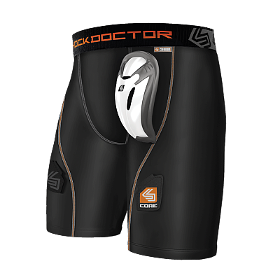 Shock Doctor Core Compression Hockey Shorts with BioFlex 362 Jockstrap