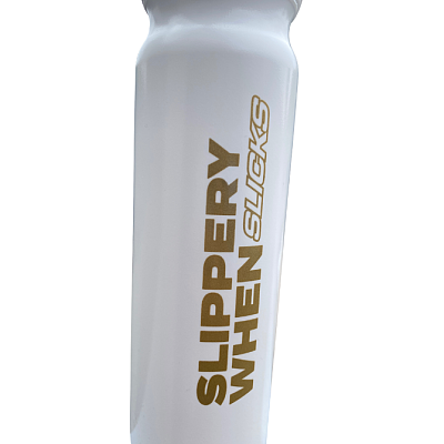 Fatpipe Sports bottle 1.0 L white/gold