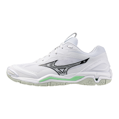 Mizuno Wave Stealth 6(U) / White/Black/Frozen Emerald