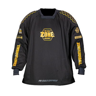 Zone Goalkeeper SET PRO3 Superwide Black/Gold Helmet set
