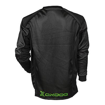 Oxdog Goalie Shirt SR Black/Green padded