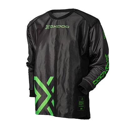 Oxdog Goalie Shirt SR Black/Green padded
