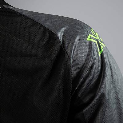 Oxdog Goalie Shirt JR Black/Green padded