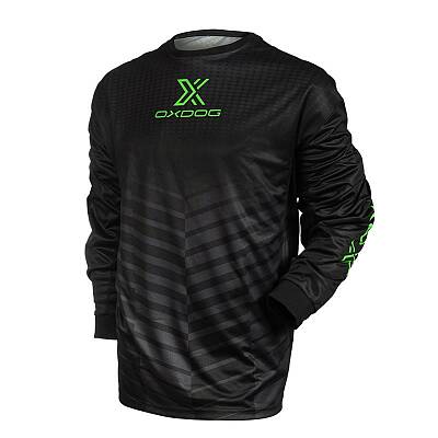 Oxdog X2 Light Goalie Shirt SR Black-Green No Padding