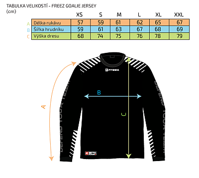 Freez G-280 Goalie Shirt black