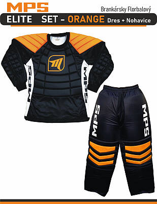 MPS ELITE goalkeeper set - ORANGE jersey + pants