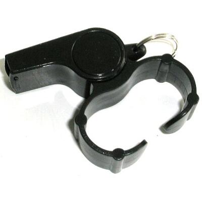 Plastic finger whistle