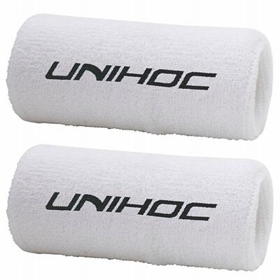 Unihoc pair of sweatbands white